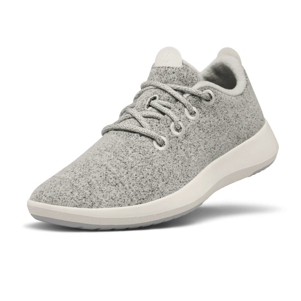 Allbirds Women's Sneakers Grey - Wool Runner Mizzles - 95420HOQS